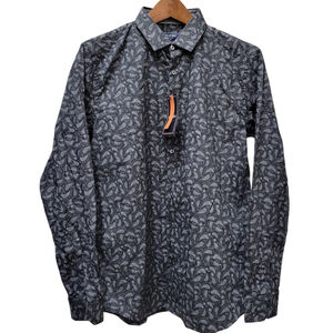 Byford London Men's Paisley Long-Sleeves Shirt Size Medium NWT